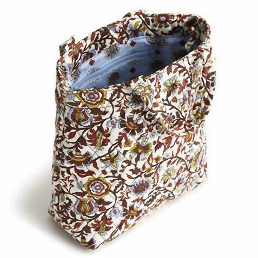 NEW VERA BRADLEY mini original tote bag in marrakesh vines cream - Picture 3 of 3
